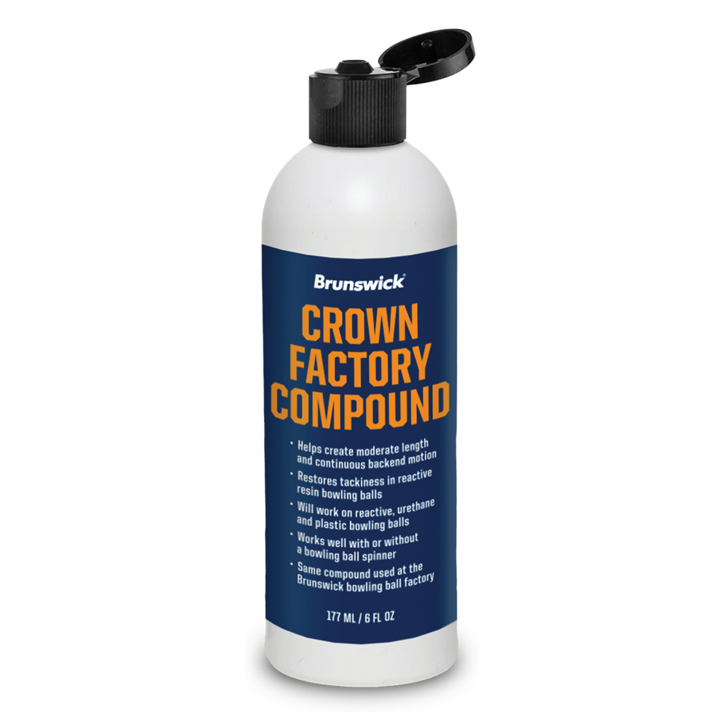 Brunswick Crown Factory Bowling Ball Compound- 6 ounce bottle