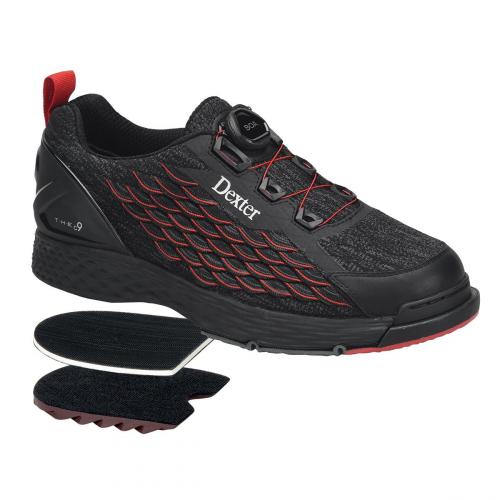 Dexter c9 Knit BOA Black/Red