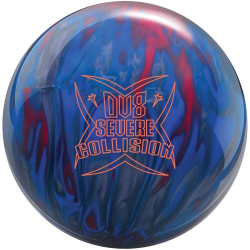 DV8 Severe Collision Smoke/Red/Blue Hybrid Drilled W/Grips & Slug