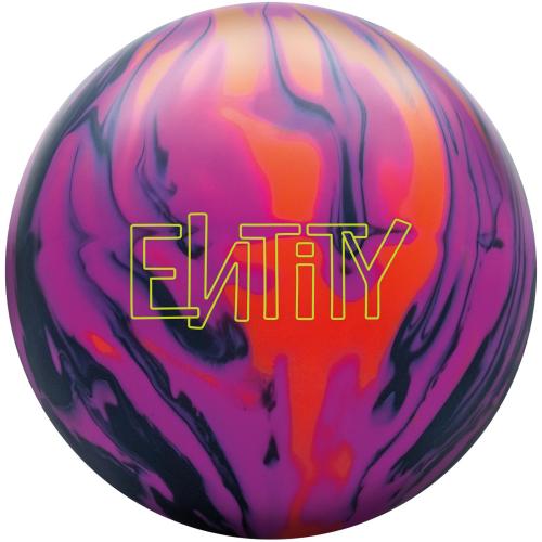 Ebonite Entity Black/Magenta/Orange Solid Drilled W/Grips & Slug