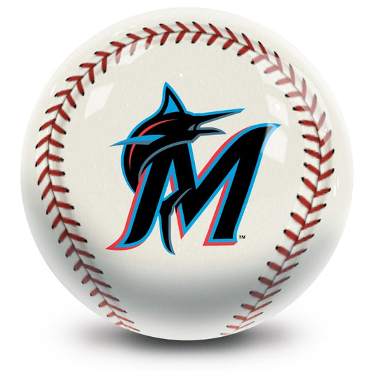 Miami Marlins Baseball Design Undrilled
