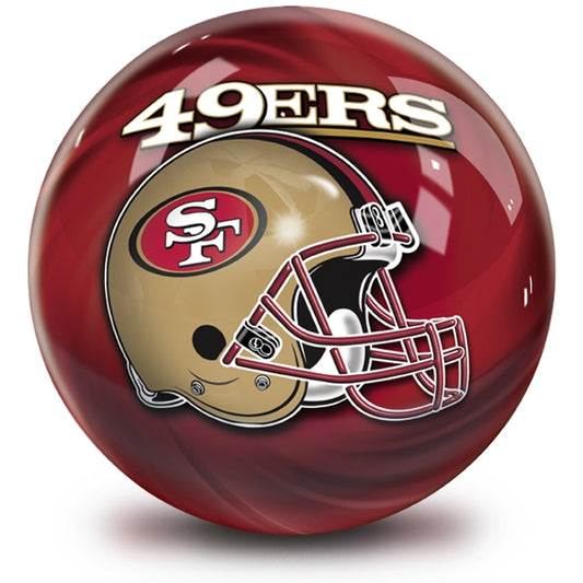 NFL Helmet Swirl San Francisco 49ers Drilled W/Conventional Grips
