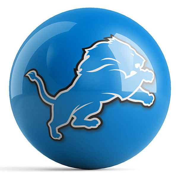 NFL Team Logo Detroit Lions Drilled W/Conventional Grips