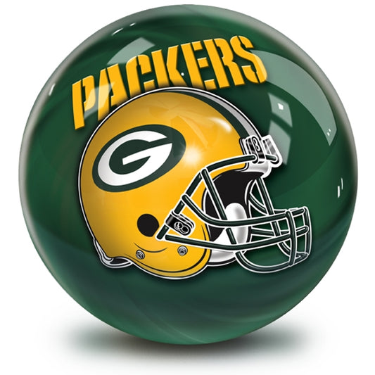 NFL Helmet Swirl Green Bay Packers Drilled W/Conventional Grip