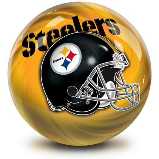 NFL Helmet Swirl Pittsburgh Steelers Drilled W/Conventional Grips