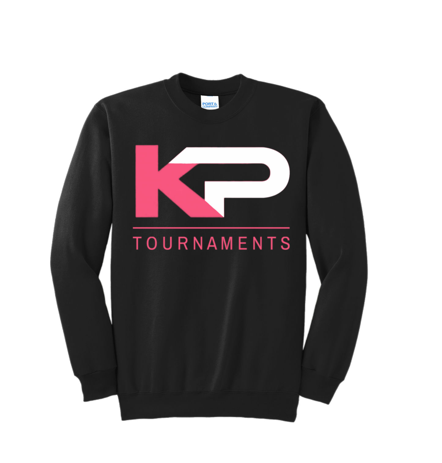 KPT 2.3 WOMEN'S BLACK CREWNECK W/ HOT PINK KPT