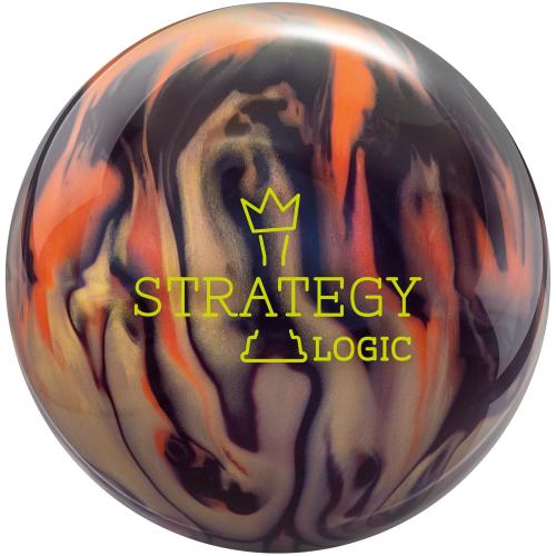 Brunswick Strategy Logic Black/Gold/Orange Hybrid Undrilled