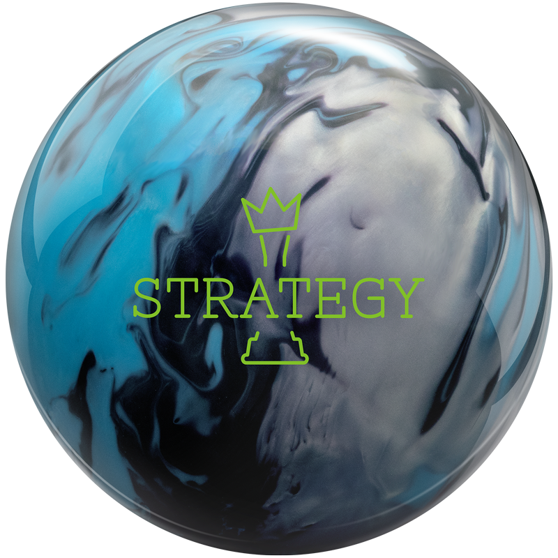 Brunswick Strategy Black/Blue/Silver Pearl Drilled w/Grips&Slug