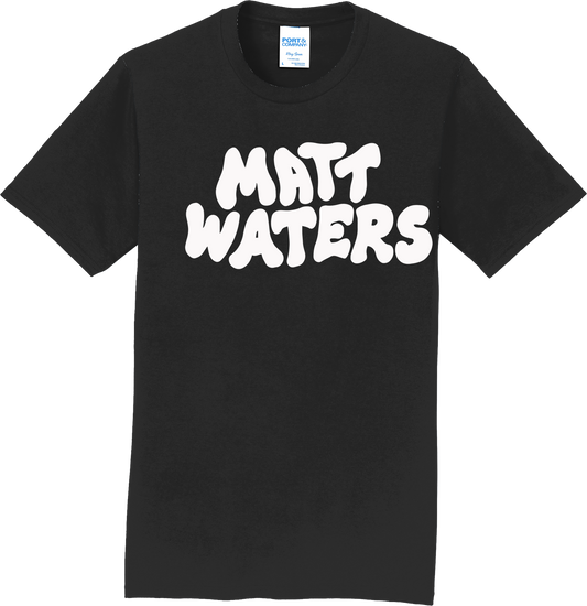 Matt Waters Tee White Logo