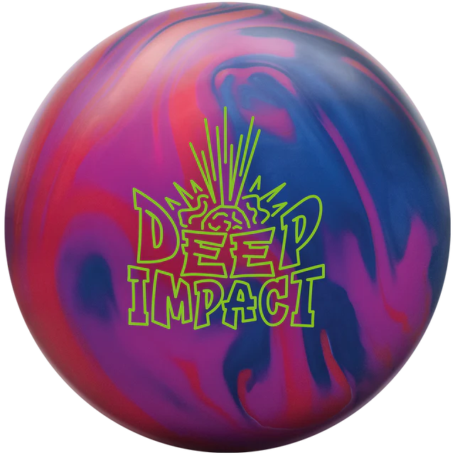 Radical Deep Impact Bowling Ball - Red/Magenta/Purple Undrilled