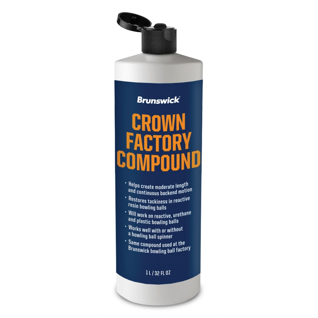 Brunswick Crown Factory Bowling Ball Compound- Quart