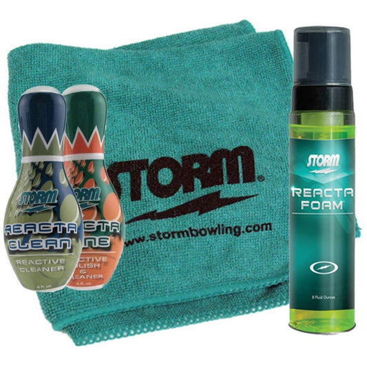 Storm Bowling Ball 3 Reacta Cleaner Package and Towel
