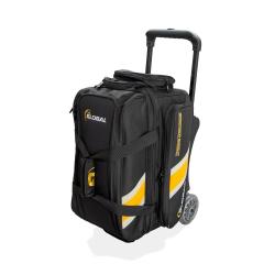 900 Global 2-Ball Deluxe Roller Bag - Black/Gold