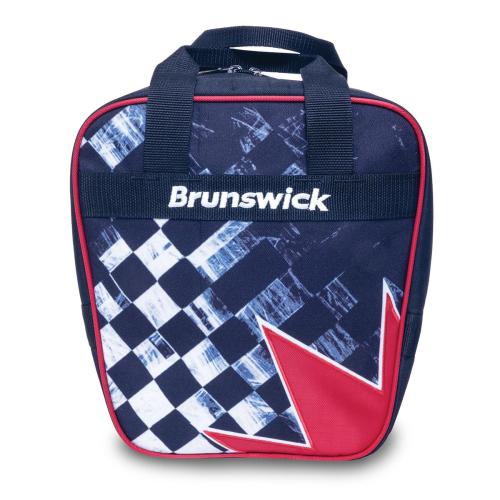 Brunswick Spark Single Tote Frozen Bliss & Checkered Flag & Flames & Deep Space & Indigo Swirl