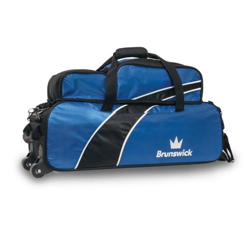 Brunswick Edge Triple Tote with Pouch Blue