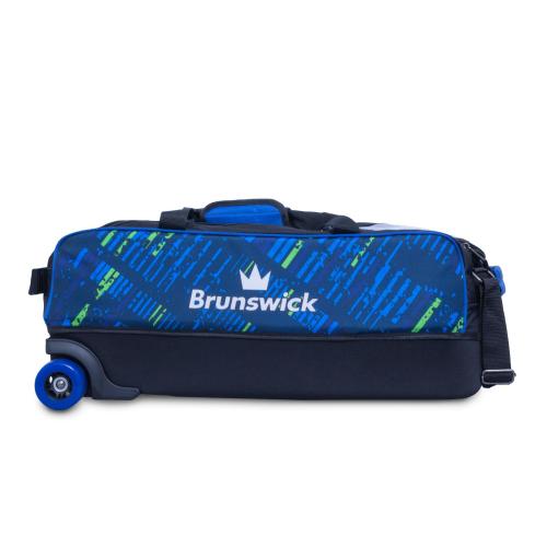 Brunswick Punisher Triple Tote Blue/Green