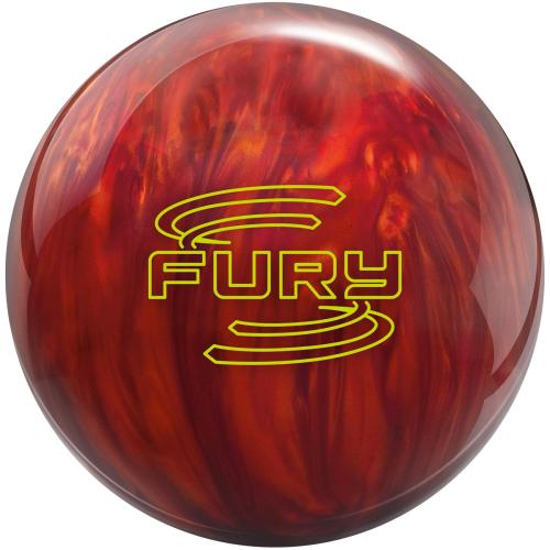 Brunswick Fury Orange/Red Pearl  Drilled W/Grips & Slug