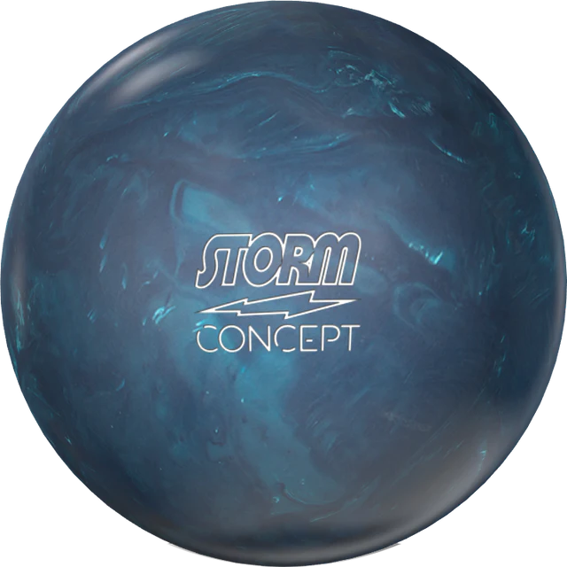 Storm Concept Teal/Imperial Blue Pearl Drilled W/Grips & Slug