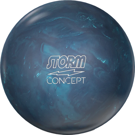 Storm Concept Teal/Imperial Blue Pearl Drilled W/Grips & Slug