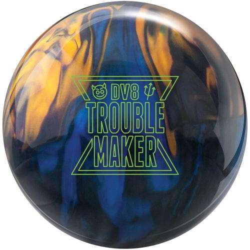 Trouble Maker Pearl Black/Blue/Gold Drilled W/Grips & Slugs