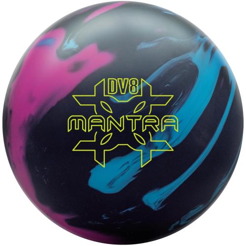 DV8 Mantra Solid Black/Blue/Fuchsia Drilled W/Grips & Slug