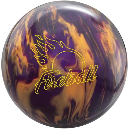 Ebonite Fireball Purple/Gold Pearl Undrilled