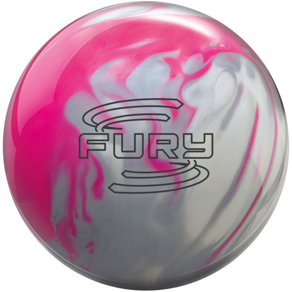 Brunswick Fury Pink/Ice/Silver Pearl Drilled W/Grips & Slug