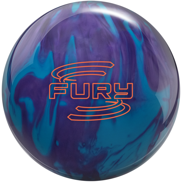 Brunswick Fury Purple/Blue Hybrid Drilled W/Grips & Slug