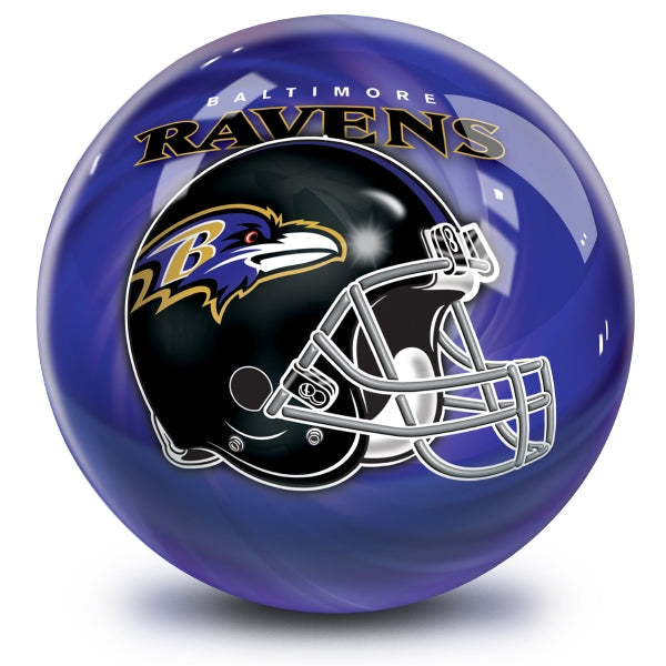 NFL Helmet Swirl Baltimore Ravens Drilled w/conventional grip
