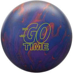 Ebonite Go Time Red/Blue/Purple Solid Drilled W/Grips & Slug
