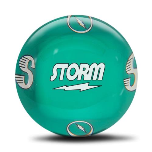 Clear Storm Teal Poly Drilled W/Grips & Slug
