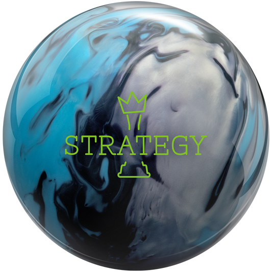 Brunswick Strategy Black/Blue/Silver Pearl Drilled w/Grips&Slug