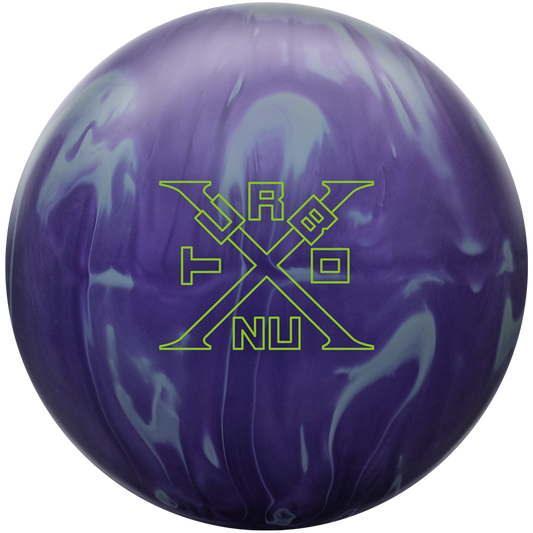 Ebonite Turbo X NU Purple/Grey Drilled w/Grips&Slug