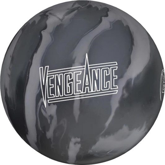 900 Global Vengeance Bowling Ball - Coal/Ash/Smoke Drilled W/Grips & Slug