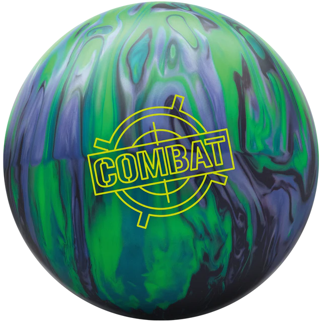 Brunswick Combat Hybrid Black/Purple/Green/Lime Undrilled